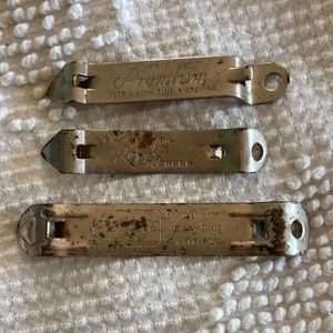 Vintage beer can openers Hamms. Premium. Royal. (3)